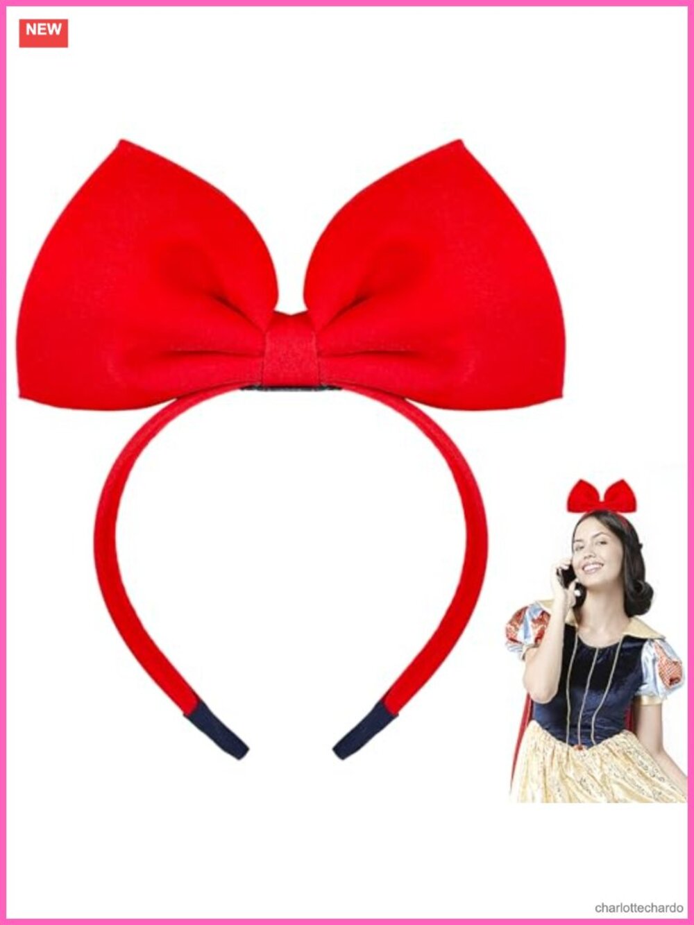Big Bow Headband Hair Accessory Cosplay Party Costume Headwear